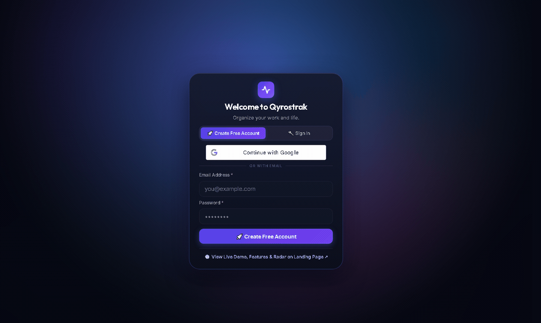 Qyrostrak Live Web App Reel